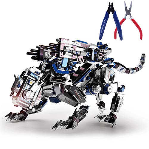 JW-MZPT 3D Metallpuzzle, DIY Pädagogisches Spielzeug für Erwachsene und Kinder, kreative Dekorationen mit Werkzeugen Cover