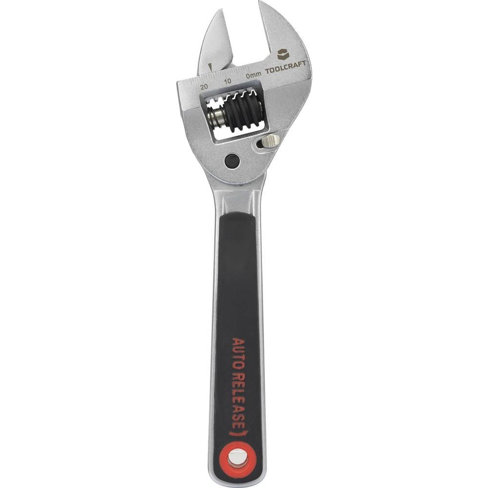 TOOLCRAFT TO-7165959 Clé à molette avec fonction cliquet Ouverture de clé (métrique) 0-26 mm