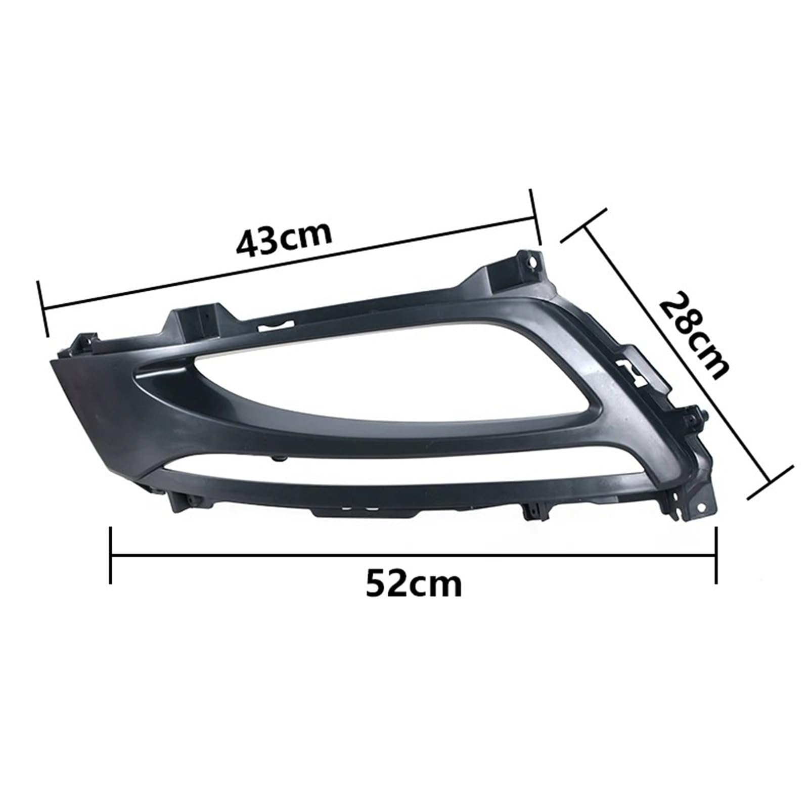 Für KIA Für Optima K5 2010-2013 Auto Nebel Anhänger Abdeckung Front Stoßstange Licht Kühlergrill Teile Front Nebelscheinwerfer Grillgitter(Left)
