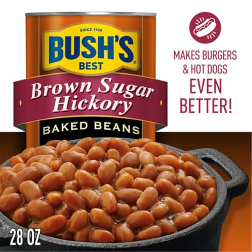 Image of Bush's Best Baked Beans, Hearty Side Dish - Sweet Country Maple, Maple Cured Bacon, Country Style & Brown Sugar Hickory, 28 oz each (Variety Pack)