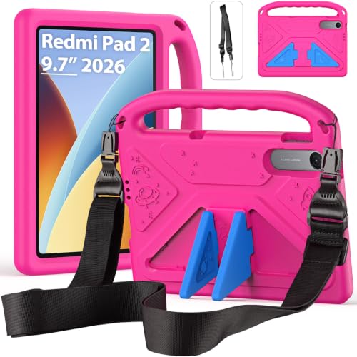 Coque Redmi Pad 2 anti-dérapante pour éviter les chutes de tablette des enfants