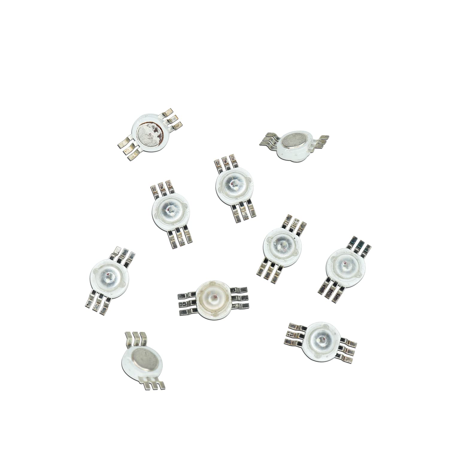 Electronic Spices (Pack of 10 3W LED Light Emitter Components Diode (Red, Green, Blue)-image-26