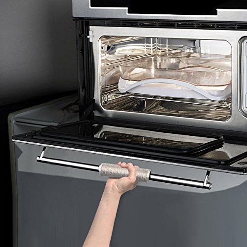 Ougar8 Refrigerator Door Handle Covers Protective Electrical Kitchen Appliances Gloves Fridge Microwave Dishwasher Door Cloth Protector-Catches Drips,Fingerprints Dust Covers (8" L4 W, Gray Plush) #TOP4