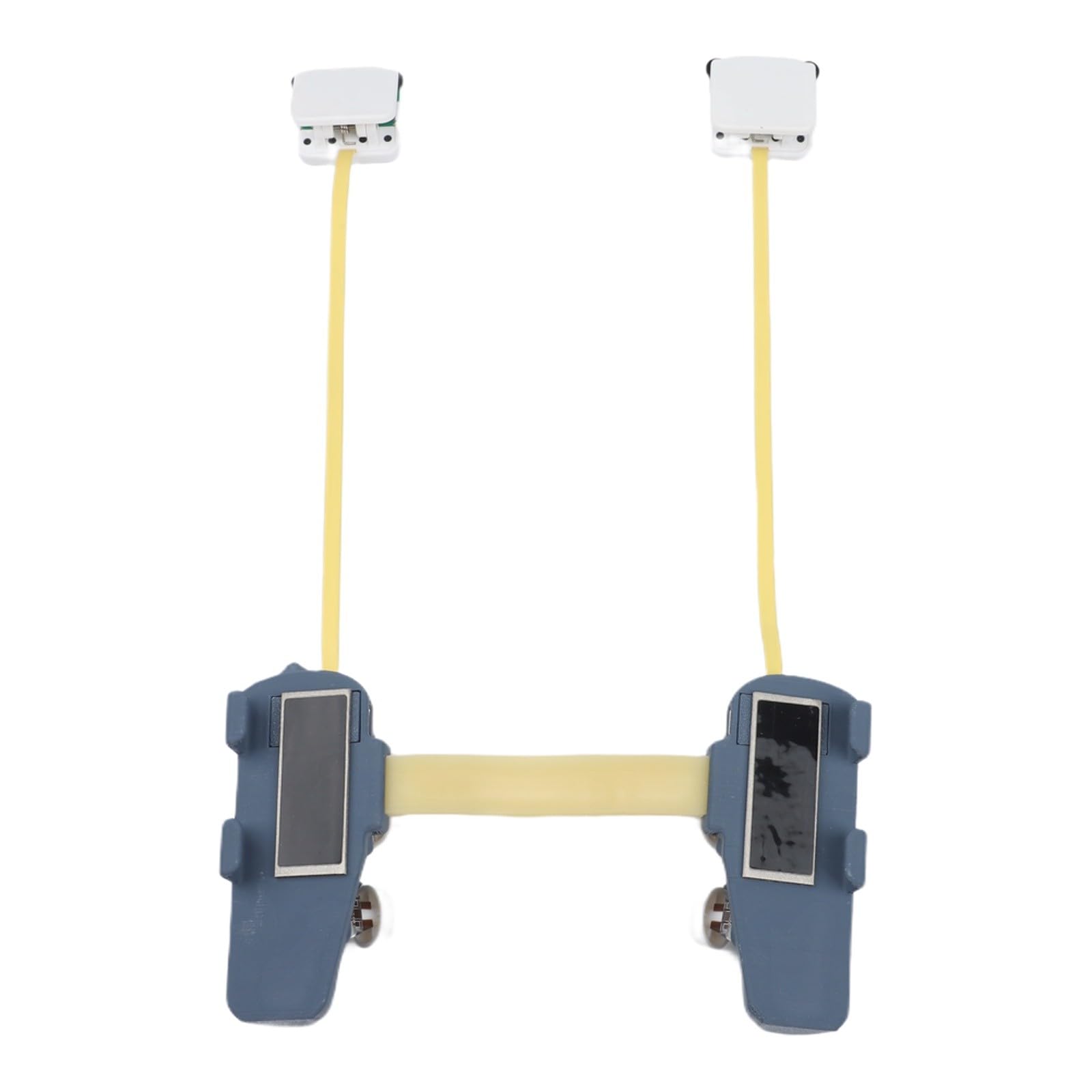Kivivaka Pulsanti per controller di gioco a sei dita Tablet e iPad, trigger di gioco mobili ABS con controllo a 8/10 dita, per sparatutto nero compatto per PUBG COD