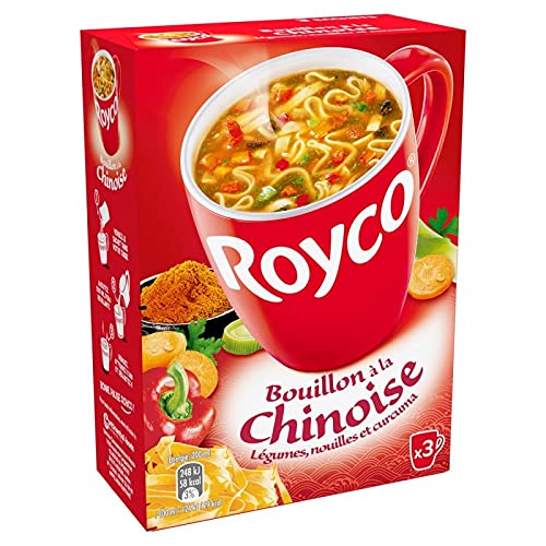MINUTE SOUP BOUILLON À LA CHINOISE 47G, ROYCO, LOT DE 4