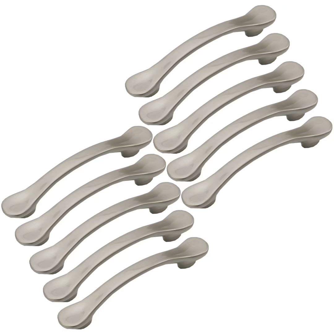 Poignée de porte d'armoire design européen en nickel brossé durable