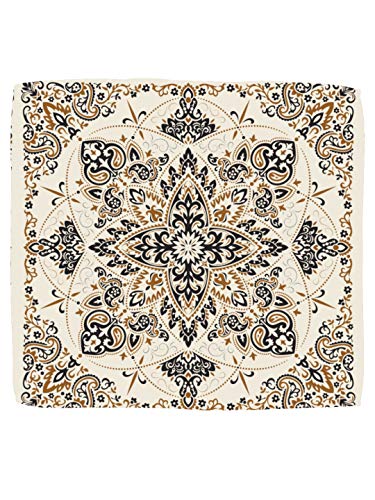 Image of BLACKSMITH Paisley and Floral Printed Italian Pocket Square for Men and Boys, for traditional Indian Wear like Bandhgala and Modi Jacket