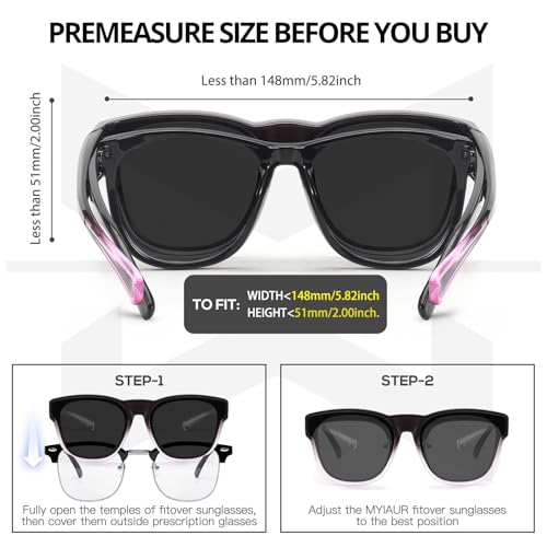 Image of Myiaur Polarized Night Driving Glasses Unisex