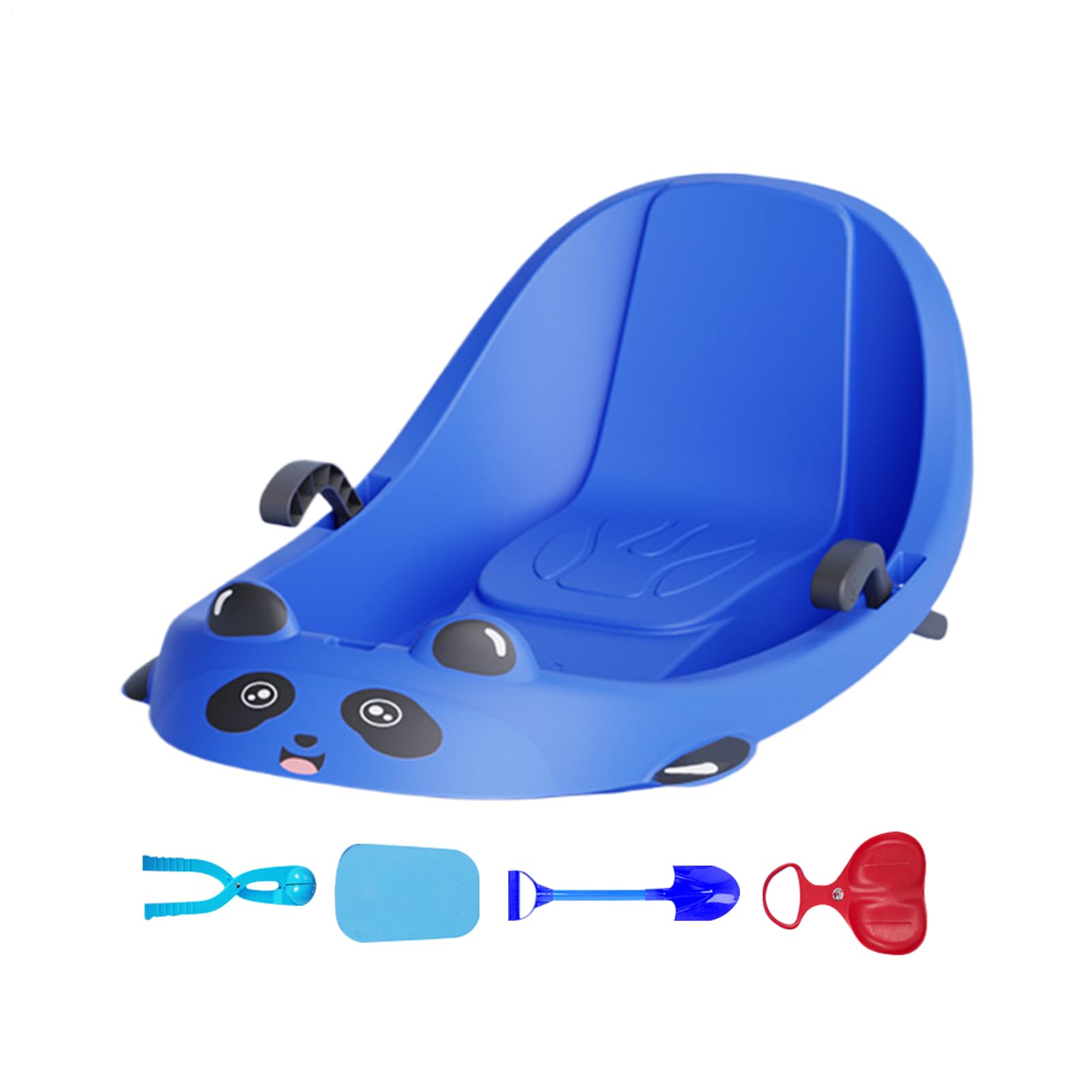 Schneeschlitten - Familie Wintersport - Integrierte Bremse für Kinder | Outdoor Schlitten für Vorschulmädchen und Jungen, Snowy Hills Park, Hinterhof Spielplatz