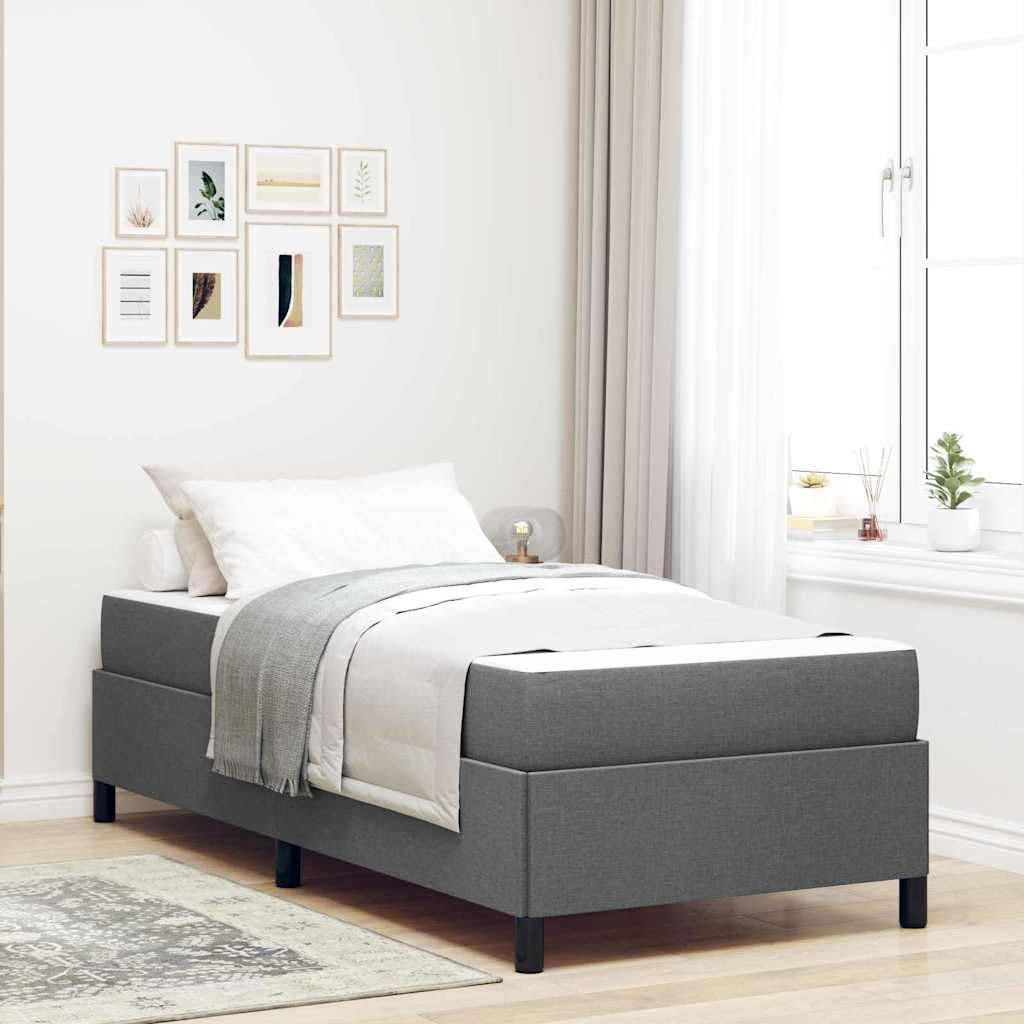 Tkanina z drewnopochodnym stelażem Nowoczesny design Ciemnoszary 80x200