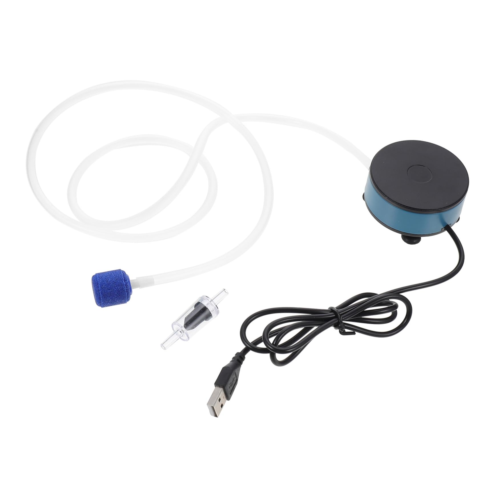 Toddmomy 1 Set Powered Aquarium Air Pump Compact Pump for Fish Tank Low Power Consumption Stable Bubble Generation for Home Office Use