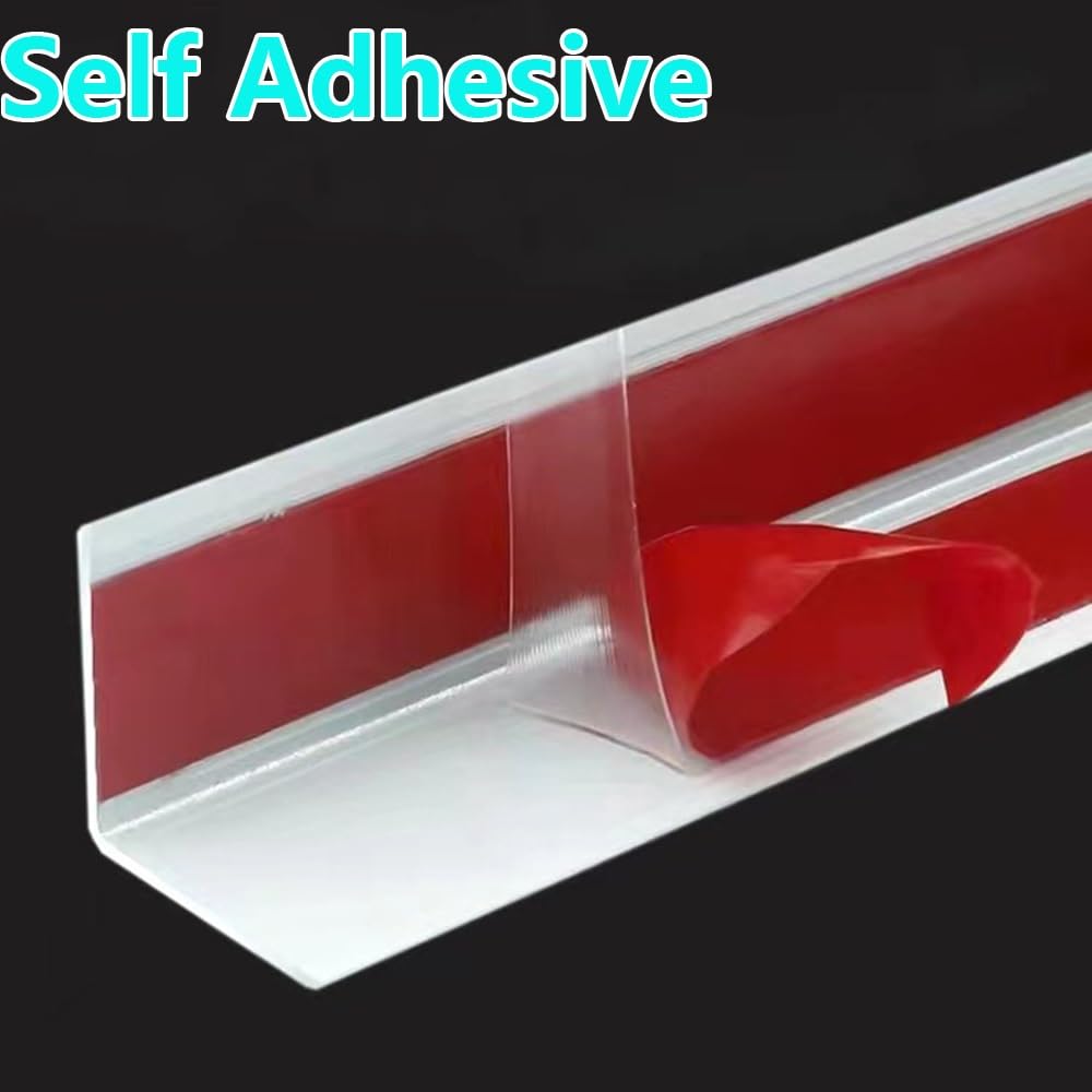 Bandes décoratives autocollantes en PVC pour porte fenêtre, plinthe - Gris foncé - 3 cm