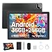 MUISOO Tablet de 10 Pulgadas, Android 16 Tablet con Teclado, Octa Core, 36GB RAM 256GB ROM (1TB TF Expand) Cámara 5MP + 8MP 6000mAh Tablets de PC Touch Pad con Stylus Ratón Auricular y Caja (Negro)