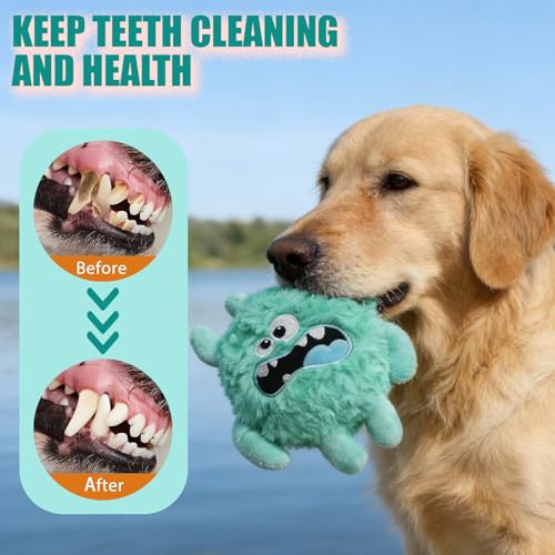 Juguetes mordibles con sonido para perros pequeños y medianos, pack de 3 miniatura 7