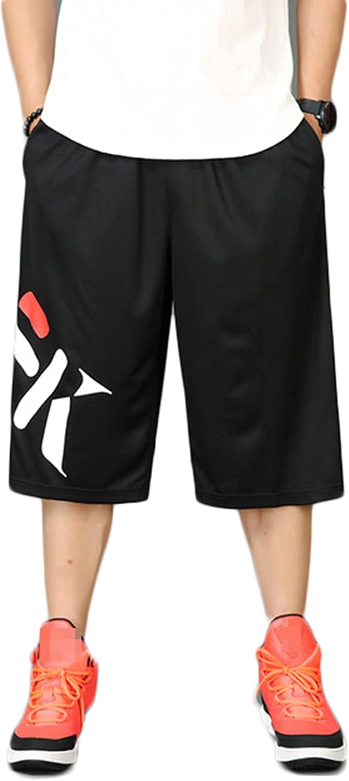 YUEMO Pantaloncini Basket Uomo Pantaloncini Larghi Uomo con Tasche Corsa  Sportiva E Fitness Casual Pantaloncini Elastici Pantaloncini Larghi Uomo  Sportivi : Amazon.it: Abbigliamento