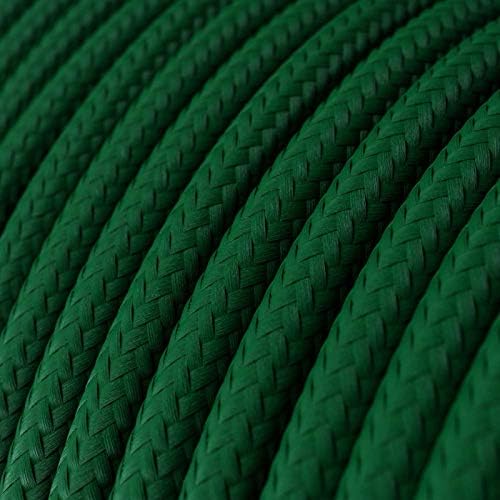 CA Creative Cables Emerald Rayon Covered Round Electric Cable - RM21-150ft, 3 x 18 AWG