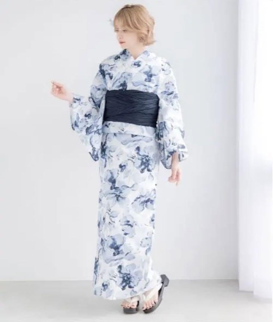 新品未使用 Ditaディータ オトナ浴衣はんなり高級5点セット 【涼風の花水木】 新品未使用 Ditaディータ オトナ浴衣はんなり高級5点セット