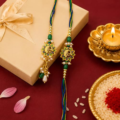 Image of The Purple Tree Designer Bhaiya Bhabhi Rakhis