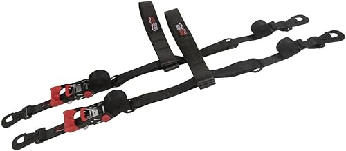 Miniatura 2 de SpeedStrap Essential 4,000LBS UTV 1.5" Correas de trinquete negras con capó de neumáticos y bolsa de almacenamiento  Kit de amarre  Par