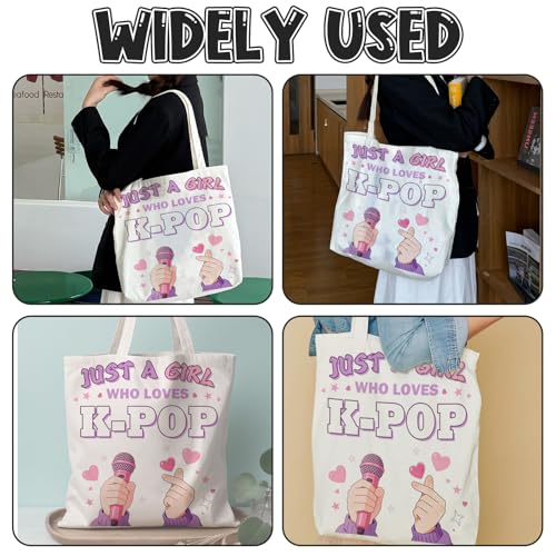 Bolso Tote para fans de música Kpop miniatura 7