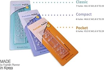 Amazon.co.jp: Franklin Covey ポータブル7穴パンチ クラシック