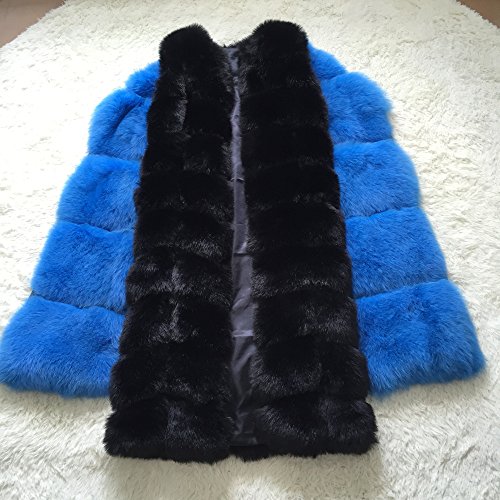 Lisa Colly Women's Winter Overcoat Sleeveless Faux Fur Vest Coat Long Jacket Shaggy Coat2