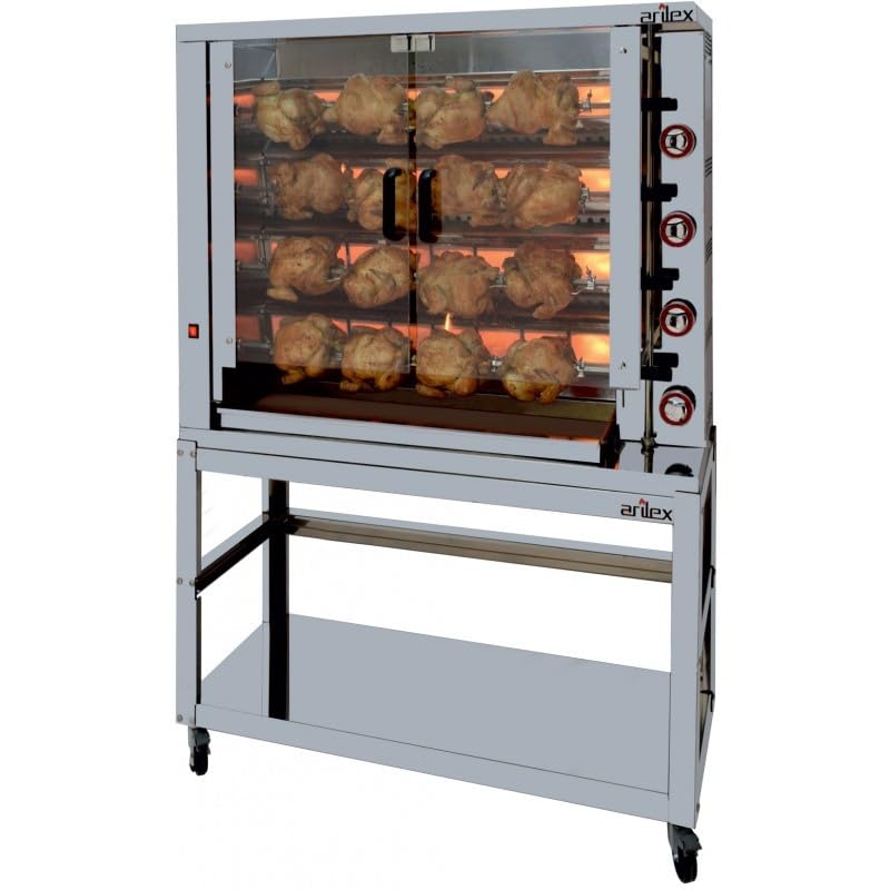 Rôtissoire à Gaz pour 4 Broches - Arilex