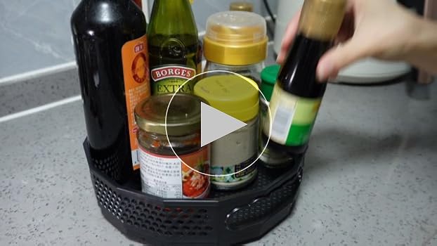 Organizador Giratorio Para Especias - Plato Giratorio De Plástico Para Muebles De Cocina