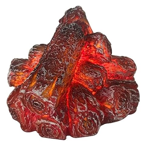 Battery-Powered Faux Campfire for Decor Cover
