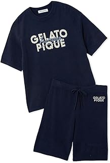 gelato pique(ジェラート ピケ) HOMMEスムーズィーliteロゴセットアップPMNT252903メンズ