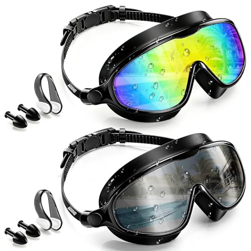 Aegend Swim Goggles for Adult Wide View Goggles for Pool Beach Essentials - image 7