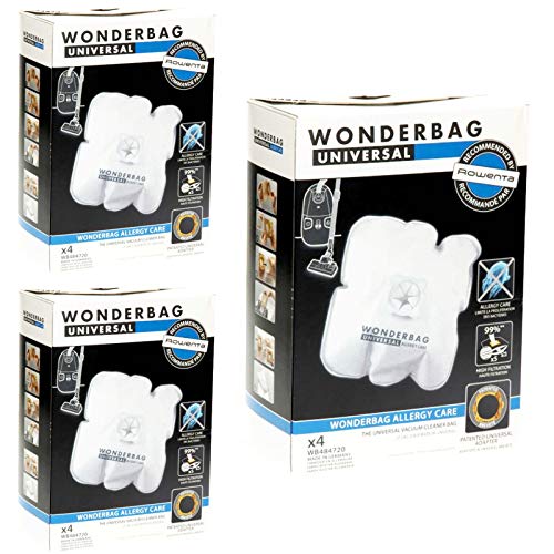 Wonderbag Allergy Care Lot de 12 sacs d'aspirateur Rowenta