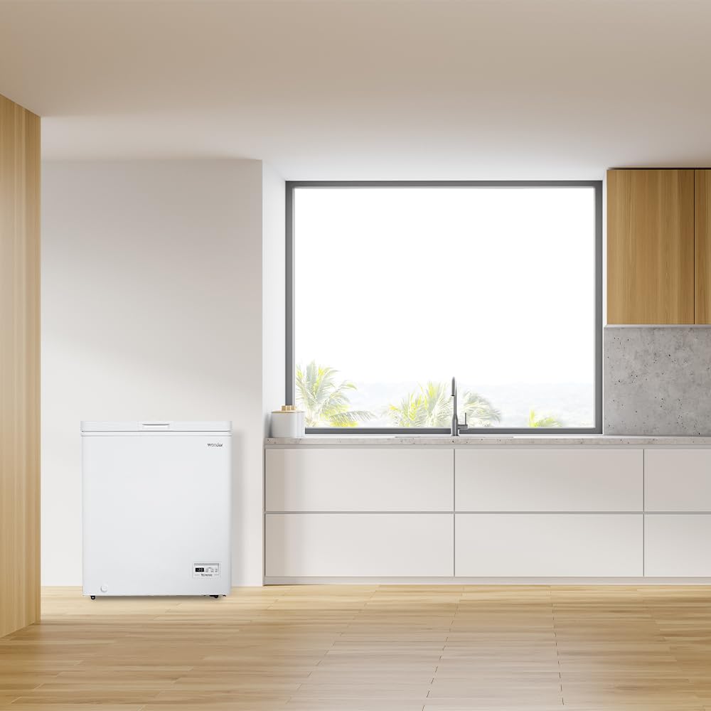 Wonder Congelador Horizontal Blanco WCH1501EDC. Capacidad 142 Litros, Dual Cooling, 1 Cesta, Bajo Nivel Sonoro, Eficiencia Energética Clase E