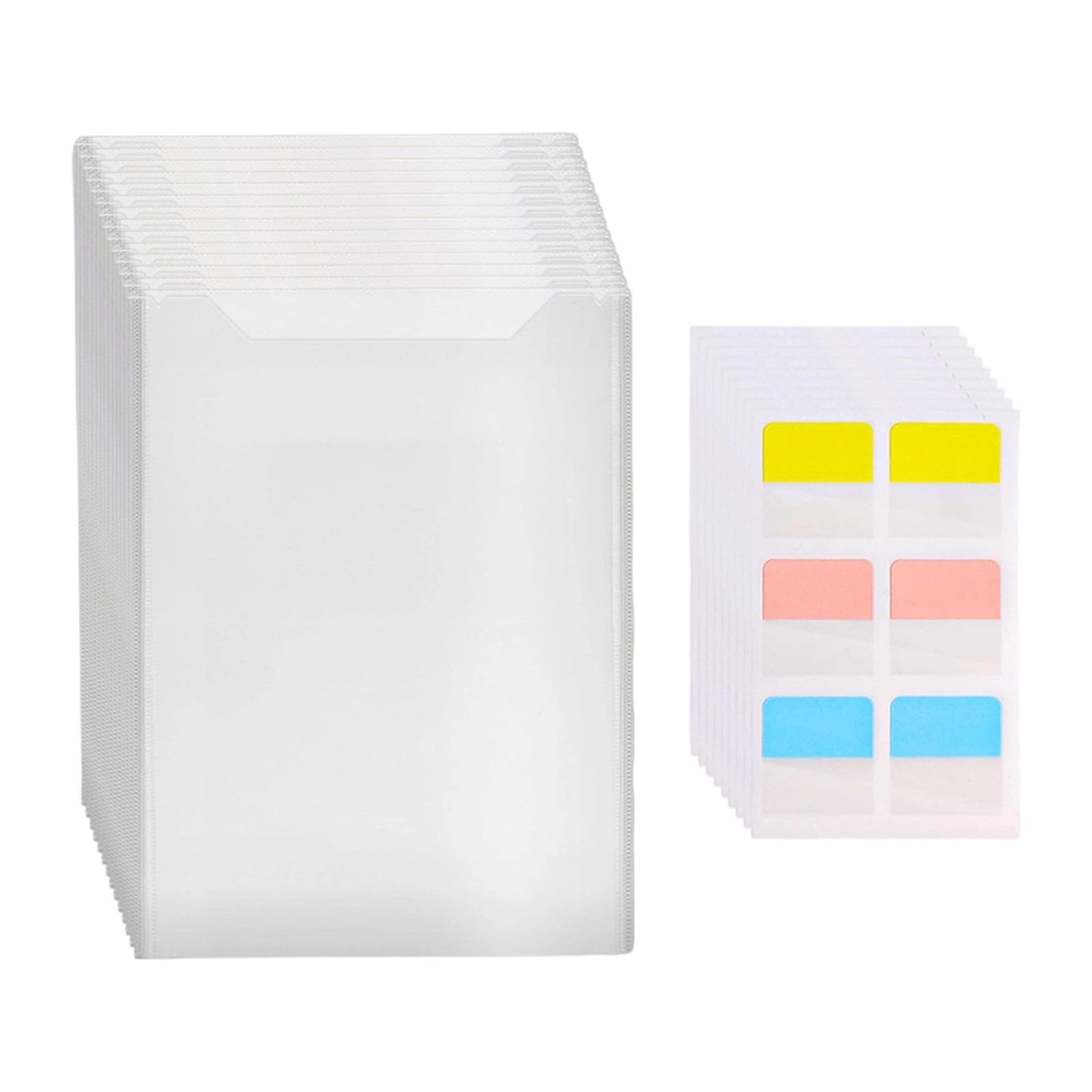 36 Pochettes de Rangement En Papier Semi-transparent pour Scrapbooking, 8,5 X 11 Pouces.