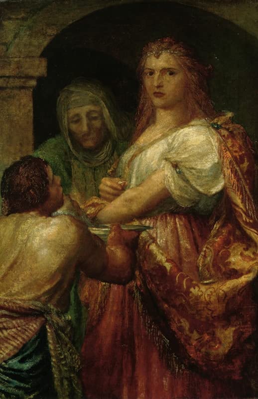 Lienzo la hija de herodias de george frederic watts para cubrir paredes vacías