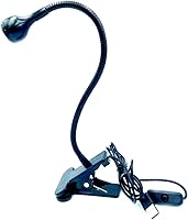 Vista 3 de ZOELASS - Luminarias de luz negra UV LED mejoradas de 395 nm con chip grande, cuello de cisne y abrazadera para uñas de gel UV y curado