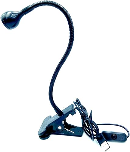 Miniatura 3 de ZOELASS - Luminarias de luz negra UV LED mejoradas de 395 nm con chip grande, cuello de cisne y abrazadera para uñas de gel UV y curado