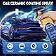2 Stück Quick Effect Coating Agent, 3 in 1 Hochschutz Auto Schnellbeschichtungsspray, Ceramic Coating Nano Spray, Multifunktionales Autos Kratzer Entferner