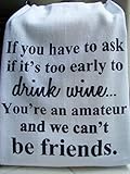 Wine Friend tea towel 