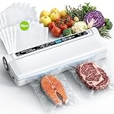 Vacuum Sealer Machine, Meat Vacuum Sealer for Food with Multiple Modes for Dry & Moist Food, Compact Vacuum Sealing System