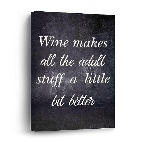 Impression sur toile vin de motivation pour décorer le salon et le bureau moderne 40cm