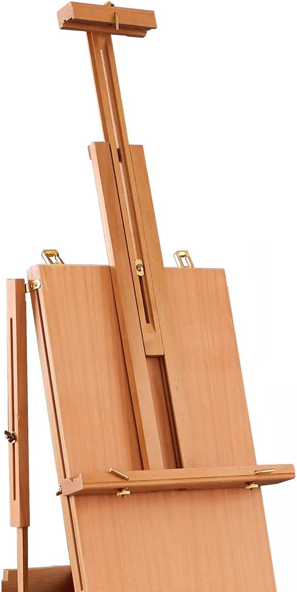 Wooden Standing, Painting Sketch Box Portable Folding Artist Painters Sketch Drawing Display Exhibition Tripod Stand 6.5kg (A)