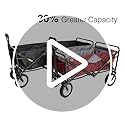 MacSports WTCX-100 Mac Sports Extended Wagon Bag & Storage, Long, Black