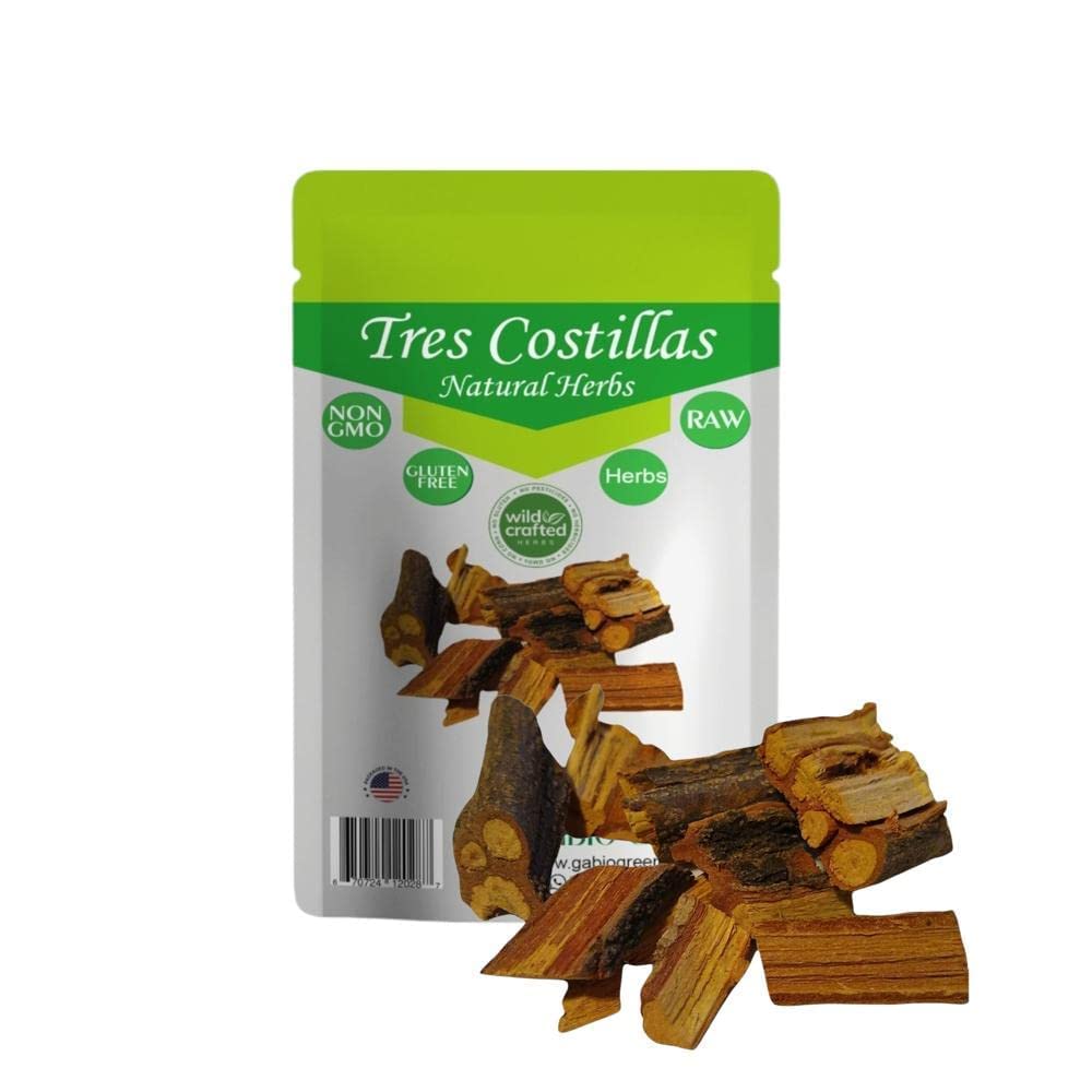 Palo Tres Costillas (4oz/113gr) tea herbal trozos de Tres Costillas, Resealable bag