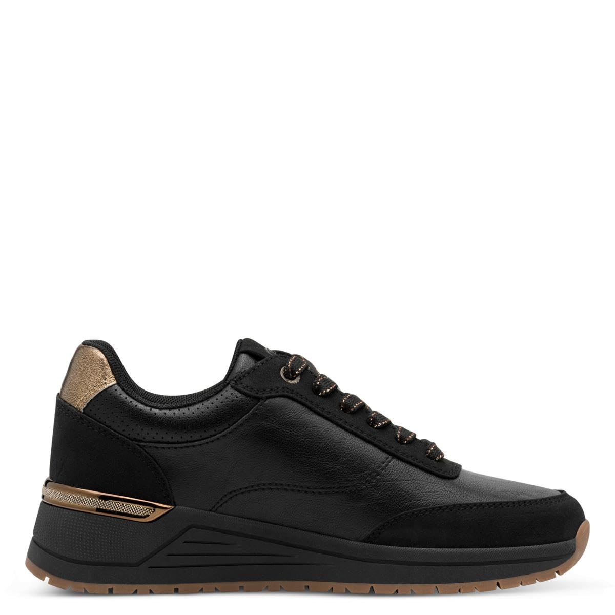 s.Oliver Damen Sneaker flach Low Top Wedge