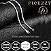 Picuzzy Silver Necklace for Men, Sterling Silver Necklaces 2mm Twist Rope 20 Inch Trendy Silver Men's Necklaces Fashion Sparkling Jewelry Christmas Gifts for Husband
