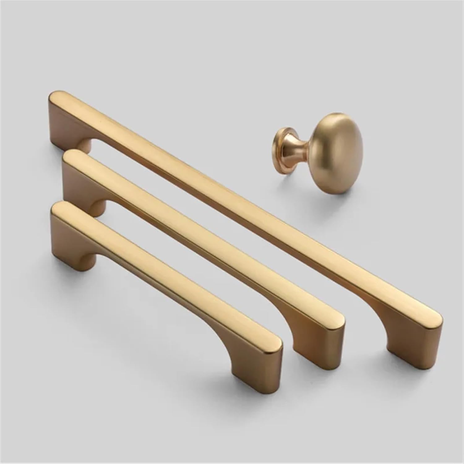 Modern Gold Cabinet Knobs and Handles Kitchen Handles Drawer Knobs Handles for Furniture Cupboard Handles Cabinet Pulls 1Pcs (Color : 128mm)