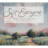 LANG Soft Escapes 2024 Wall Calendar (24991002029)