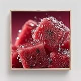 Fruta Diamond Painting Adultos, Sandía Cuadros de Diamantes, 5D Puzzle Diamantes Cuadros en Punto de Cruz Diamond Art Painting Kit, Hobby Ccreativi Adulti, Decoración Pared Hogar 35x35cm fv7-c43