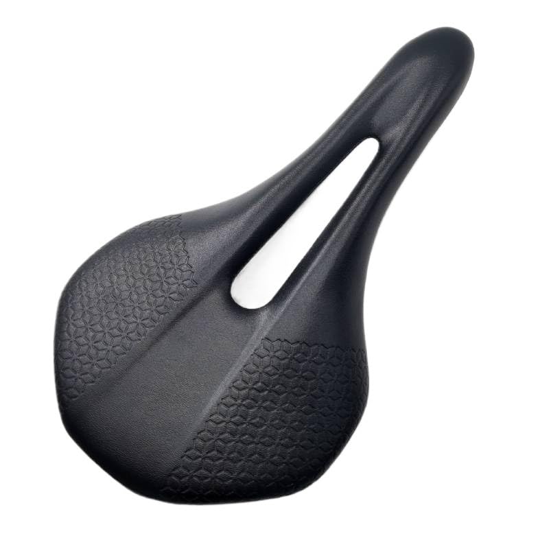 Selle de vélo en titane de 170g fait main pour VTT et route couleur noir 128mm
